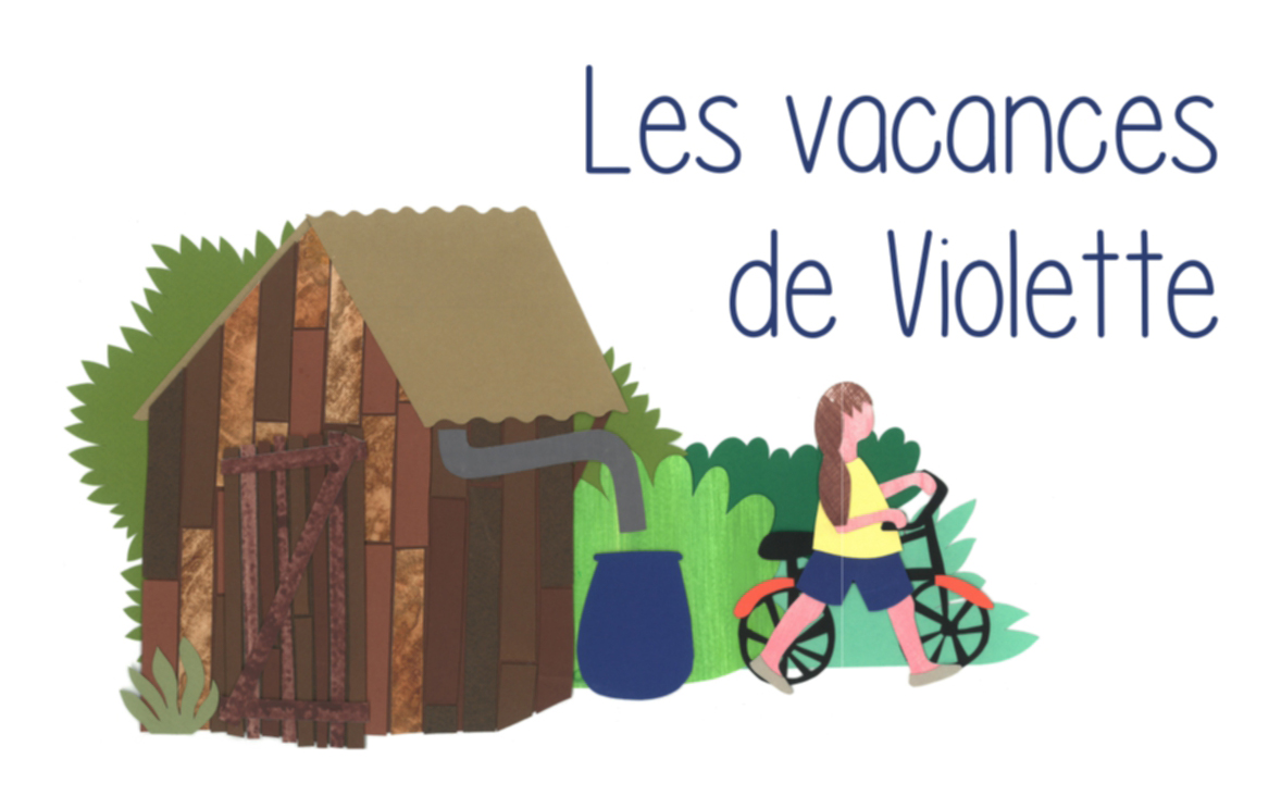 Les Vacances de Violette — illustration de couverture